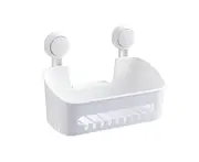 Shower Organizer Punch-free Large Capacity Hollow Bottom Multi-functional Floating Cooking Spice Storage Shelf Household Supplies