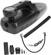 [GLEAVI] Handheld Car Vacuum Cleaner 6000pa Suction Inflator Pressure Gauge Led Light 12v 120w Versatile for Auto Home Use