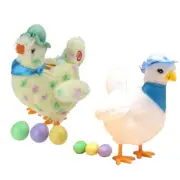 Electronic Chicken Plush Toy Electric Funny Singing Dancing Laying Egg Hens for