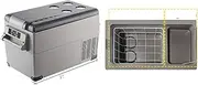 Compatible With SucceBuy 20L 22L 35L 45L 55L Car Refrigerator Mini Fridge Freezer Portable Compressor Cooler 12/24V DC 110-240V Ice Box(35L)