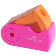 Faber-Castell 1 Hole Mini Sharpener with Sleeve Box Pink