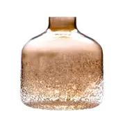 SSH COLLECTION Maja 33cm Tall Glass Bottle Vase - Rustic Brown