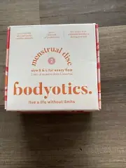 Bodyotics Menstrual Disc Reusable, 2-Pack Size S & L - Softer Than Menstrual/6
