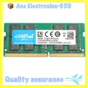 Crucial 32GB 2Rx8 DDR4 PC4-25600 3200MHz 260-Pin SO-DIMM Memory Laptop 1.2V
