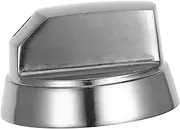 WEKADRIN Gas Stove Knob Grill Control Knobs Replacement Silver Zinc Alloy