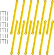 SUNSHINE FARMRE 21 Inch Monkey Bars Kit Playground Monkey Bar Ladder Rungs for Backyard Kids Indoor Outdoor Metal Monkey Bars Swing Set Playset Accessories (12 Pcs, Yellow)