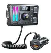 Bluetooth 5.3 Car Adapter with Air Vent Installation & DSP Noise