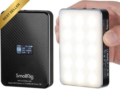 APP Control RGB Video Light Portable LED Camera Panel 2500-8500K CRI95+ Magnetic