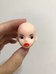 1/6 Doll Head without Hair OOAK PVC Doll Head