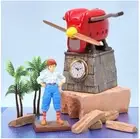 Pry Red Table Clock Fio Small Savoy Late Model Benelic Studio Ghibli