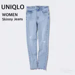 *天空城*全新UNIQLO WOMEN女子特級彈性SKINNY JEANS牛仔褲-25腰