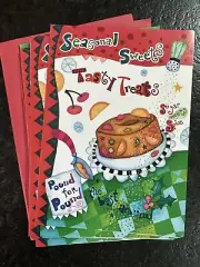 Set Of 8 Seasonal Sweets Tasty treats Holiday cards
