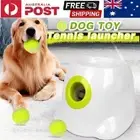Dog Ball Launcher Thrower Automatic Tennis Fetch Throwing Machine + 3 Balls