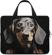 Laptop Case Sleeve Shockproof Computer Carrying Bag Pad Dachshund Notebook Case Cover Laptop Bag Water Resistant Computer Cases Tablet Briefcase for Travel Business 13 Inch
