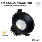 13W LED Downlight Dimmable COB 90mm Cutout CCT Changeable Tilt Angle Adjustment