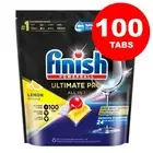 Finish Powerball Ultimate Pro Dishwashing Tabs Tablets Lemon Sparkle 100pk