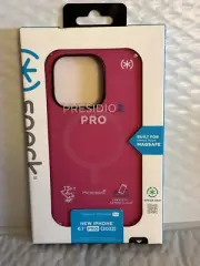 Speck - Presidio2 Pro Case with MagSafe for Apple iPhone 14 Pro - Digital Pink