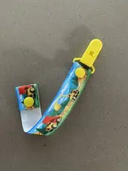 Baby Dummy Clips Pacifier Chain Soother Holder Dummie Strap Diggers Excavators