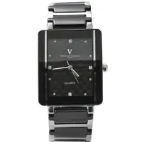 在飛比找樂天市場購物網優惠-Valentino范倫鐵諾 經典格紋錶盤設計精密陶瓷手錶腕錶