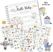 Vgvgaj Baby's Daily Care Planner, A4 Daily Activity Log, Practical Baby Feeding Log, Baby Care Journal, Portable Baby Tracking Journal for Monitor Nursing