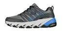 Skechers Glide-Step Trail (Size 10) 237255-CHAR "Grey/Blue" Men's Sneakers
