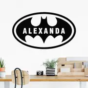 [Namly Design] Wallstickers - Batman / Personalised / Transparent