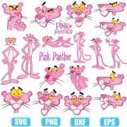 PINK PANTHER SVG, DESIGNS BUNDLE, CUT FILES, SVG for Cricut