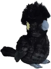 Wild Republic Yellow Tailed Black Cockatoo, Stuffed Animal, Plush Toy, Gifts ...
