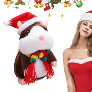 Talking Hamster Plushs Toy - Mimicry Pet Speaking Plushs Toy Funny Plushs Toy Repeats Mimicry Pet Toy FLYE243300