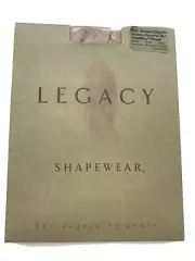Legacy Women’s High Waisted Shapers Tummy Control CoolMax Panel Nude Size B New