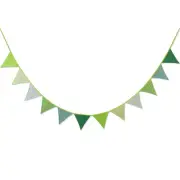 WINOMO 12pcs Triangle Flags Vintage Wedding Bunting Floral Banner Kit Pennant