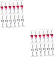 Ipetboom 2sets Empty Lip Gloss Bottles Small Lipstick Diy Tubes Portable Lipstick Containers 12pcs*2