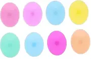 WEKAMOS 8Pcs Silicone Bath Brush Shampoo Scrubber Scalp Cleaner for Soft Comfortable Bathing Tool for Relaxation Gentle Cleansing Multi Functional Shower Brush
