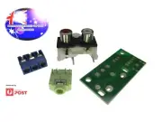 From OZ Quality 1PC RCA & 3.5mm Female PCB Breakout Circuit Connector Kit +FP!