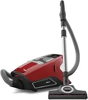 [Miele] Blizzard CX1 Cat & Dog PowerLine Bagless Cylinder Vacuum Cleaner with HEPA Filter, 1100W Suction Power, Includes Universal Floorhead and Turbo Brush, Autumn Red