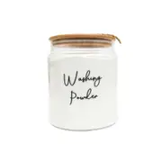 Glass Jar with Bamboo and Twine Lid - 4L