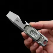 EDC Titanium Pry Bar Crowbar Bottle Opener Fidget Slider Toy Pocket Multi Tool