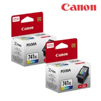 在飛比找PChome24h購物優惠-★CANON CL-741XL 原廠大容量墨水匣(2彩)