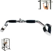 Gym LAT Pull Down Triceps V Bar Press Down Handle Grip Cable Machine Attachment