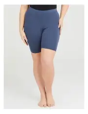 [Taking Shape] Bamboo Anti Chafe Crop Short in Storm Grey