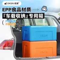 在飛比找Yahoo!奇摩拍賣優惠-OKEN歐肯EPP泡沫箱車載物品便捷收納儲物箱食物飲品冷藏保