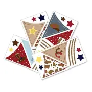 Lambs & Ivy Giddy Up Wall Appliques, Brown/Blue Western Cowboy Stickers
