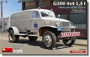 Mini Art 38083 1:35 US G506 Box Truck 4 x 4 1.5 Tonnes Faithful Replica Model Building Plastic Kit Crafts Hobby Gluing Model Kit Assemble Unpainted