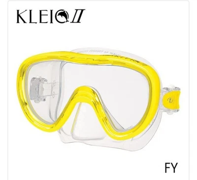 Tusa Mini Kleio II Mask - Flash Yellow; Dive Masks; (M-111-FY)