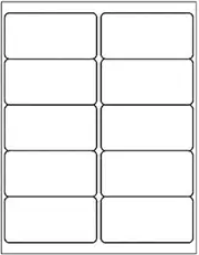 10 Up - 500 Sheets Shipping Address Labels - 2" x 4" - Total 5000 Labels