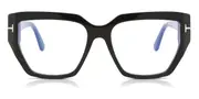 Tom Ford FT5951-B Blue-Light Block 001 Men's Glasses Black Size 54 - Private Health Rebate - Blue Light Block Available