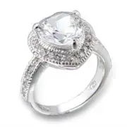 Anillo de Compromiso Boda y Matrimonio con Diamante Zirconia Para Mujeres 413414