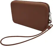 [Générique] Large Coin Wallet | Silicone Coin Pouch | Zipper Coin Pouch, Large Capacity Men Coin Pouch Coin Wallet, Coin Purse Rope, Silicone Coin Pouch Zipper Coin Pouch with Rope for Cash Coin Cosmetics, Brown,