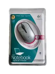 Logitech 931073-0403 Optical Mouse Plus Cord Wrap USB Brand New & Sealed