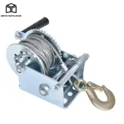 High Quality Hand Winch Heavy Duty Steel Cable Crank Gear Winch Trailer 600 lbs